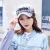 Spring and Summer Versatile Baseball Cap, Fashionable Printed Paint Dot Sun Protection Hat, Unisex Couple Hat