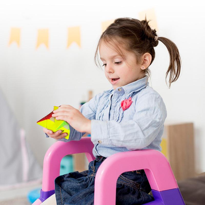 Plastic S2 Pyramid Speed ​​Cube 3x3x3 Triunghi Cub Puzzle Cub Magic Jucărie Puzzle