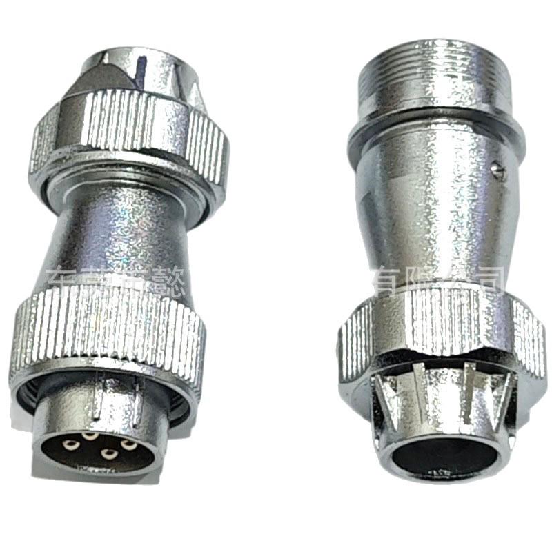 WF20 Waterproof Aviation Plug with 15 Core Signal Connector, 23 Holes, 4579810 Pins