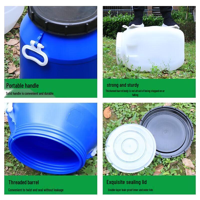 Heavy-Duty 25L Plastic Storage Bucket