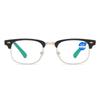 Men's Retro Half-Frame Anti-Blue Light Reading Glasses 100-400° - Comfortable Eyebrow Design