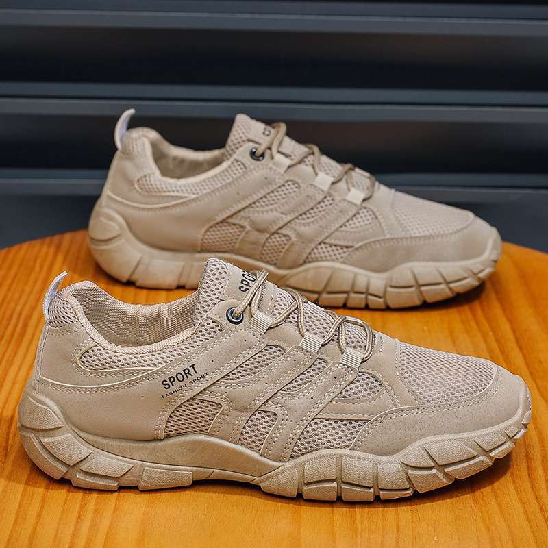 

Outdoor hiking casual shoes new men s summer sports shoes breathable non-slip wear-resistant mesh mountaineering men s shoes 39