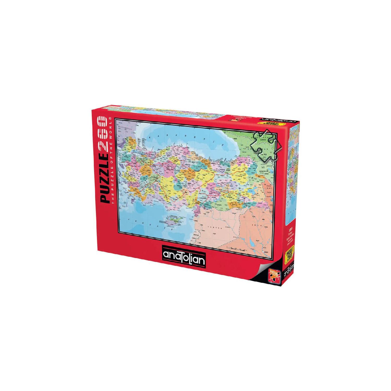 

260 Pieces Xl Puzzle / Turkey Political Map - Code: 3269