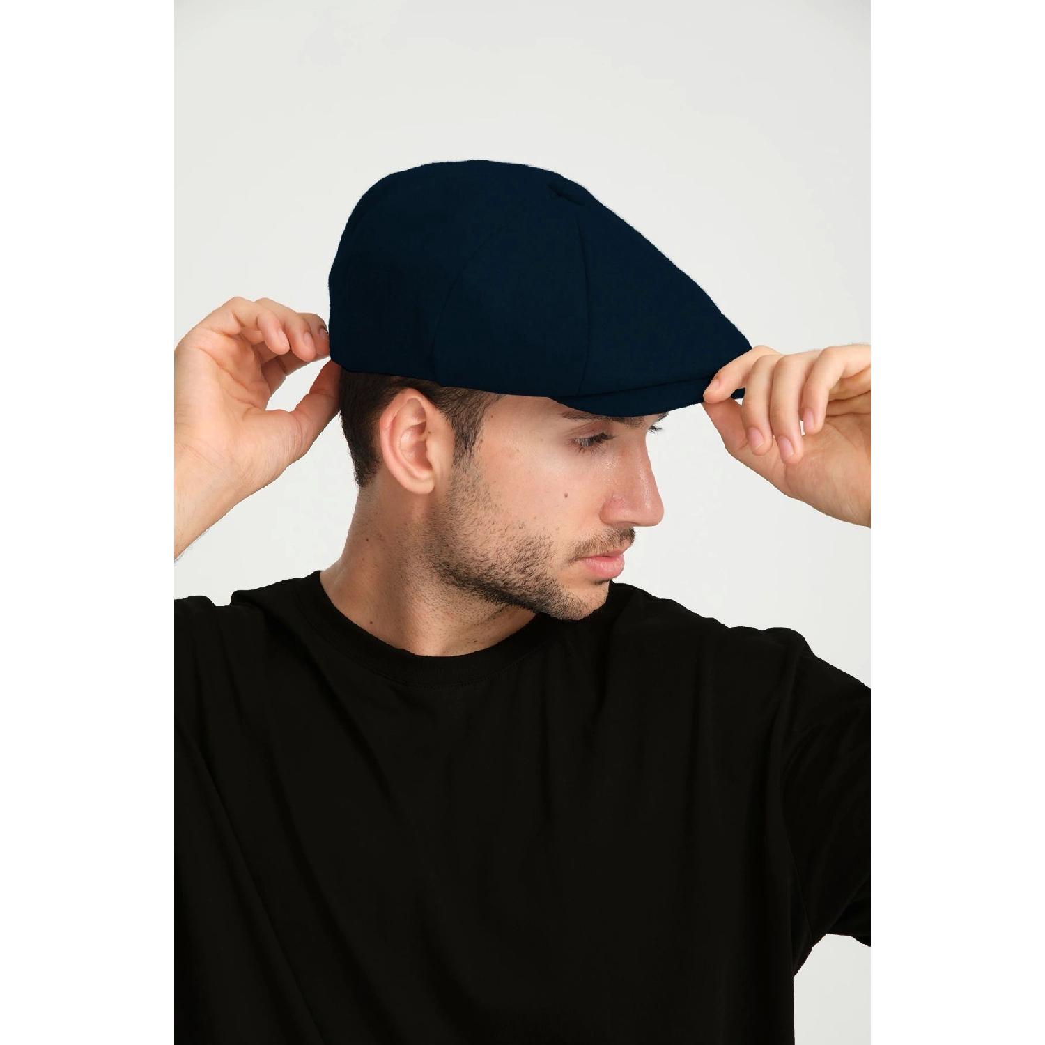 

Unisex Stamped Cap | Navy Blue Stamped Cap Hat Standart Темно-синій