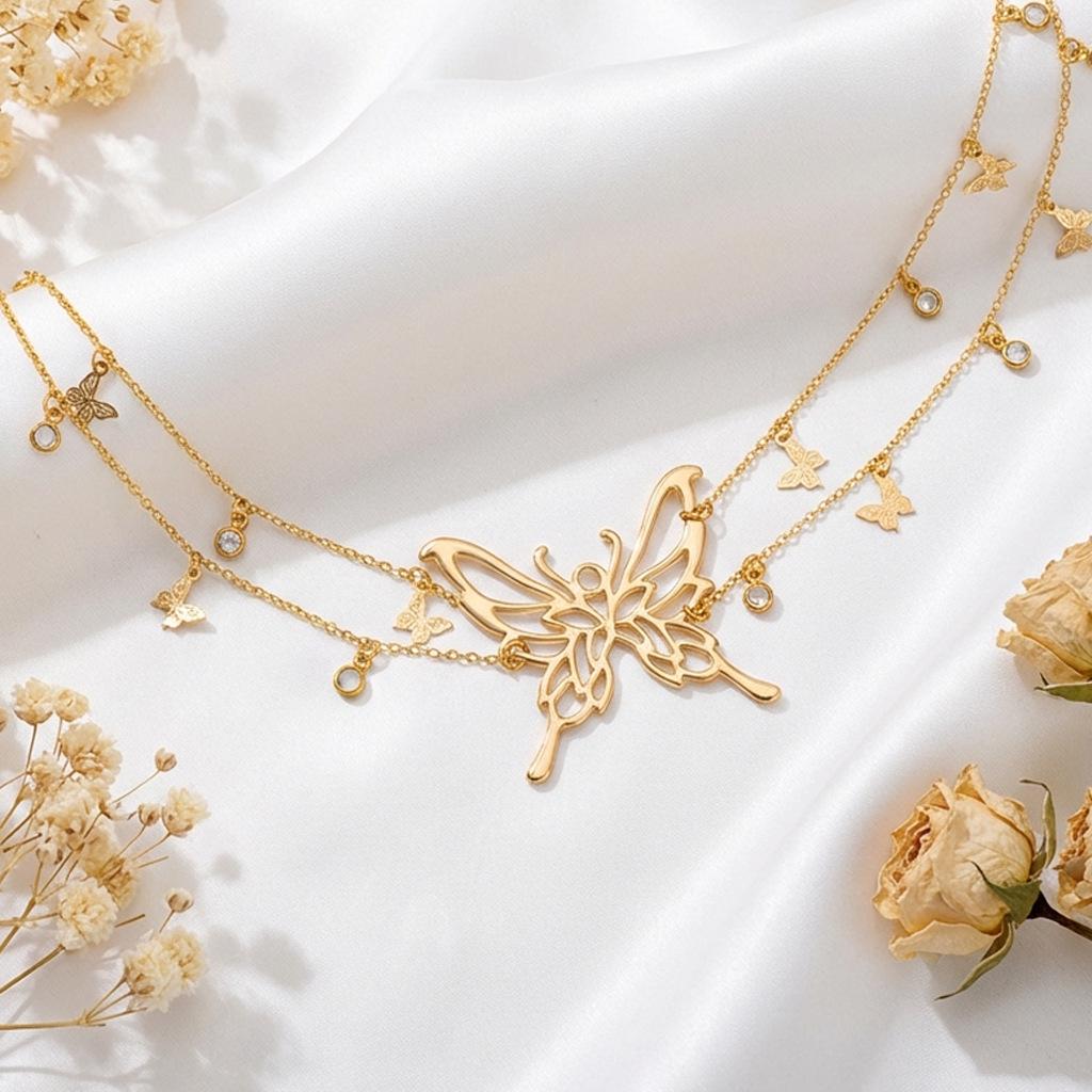 Personalized Metal Butterfly Tassel Waist Chain & Skirt Cincher - Ethnic Style Belt Women’s Body Chain