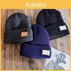 Solid Color Winter Knit Hat Men Women Fleece Lined Beanie Design Weather Cold