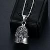 Angel Ride Motorcycle Bell Pendant Biker Hip Hop Rock Metal Punk Ride Party Accessories Trend Amulet Jewelry Gift