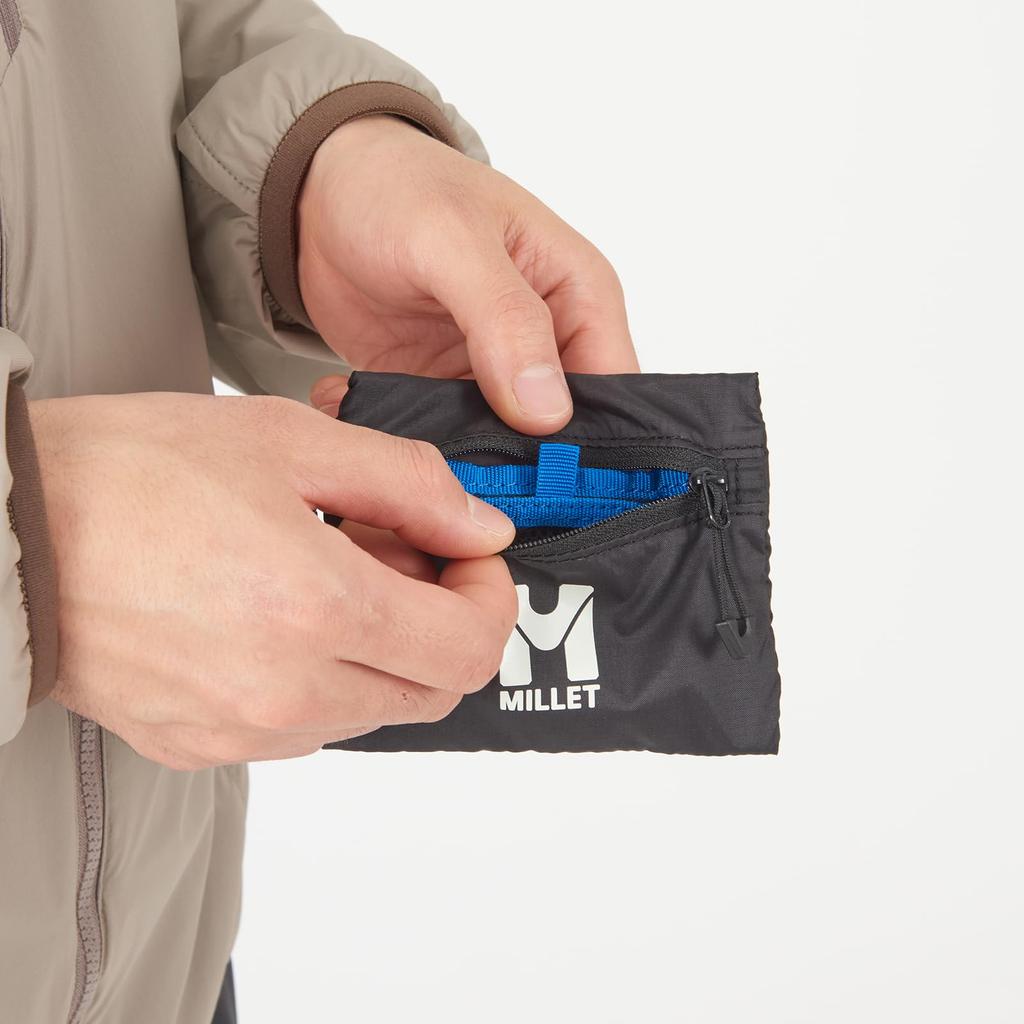 Millet Mini hopfällbar plånbok Packningsorganisatör MIS0796 Safir (Ny logotyp)
