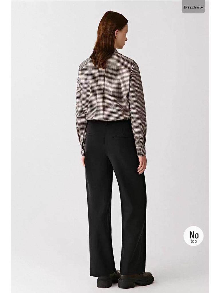 IC Xiaoye 2025 Autumn Women's Cotton Twill Long Sleeve Shirt