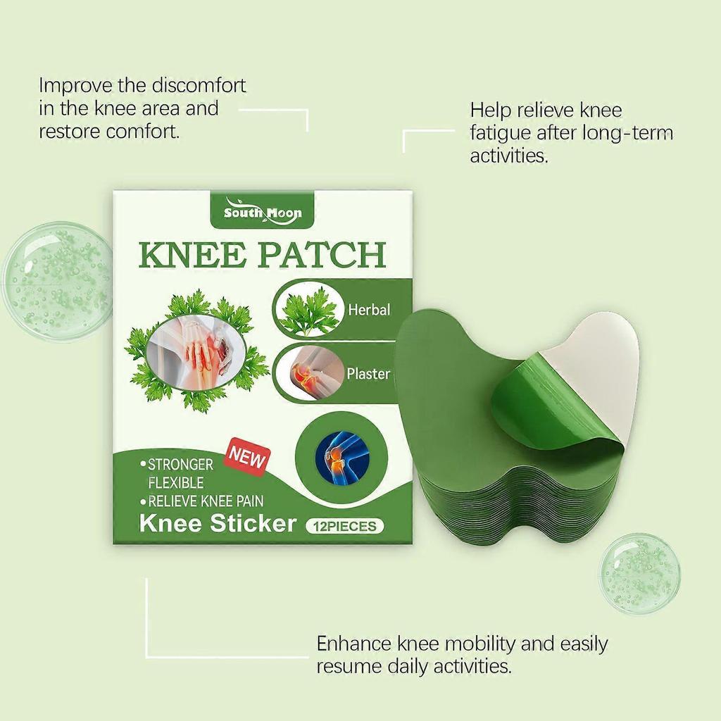 South Moon Mugwort Knee Care Patch: A Daily External Care Patch For Nourishing Knee Joints With Mugwort Formula
