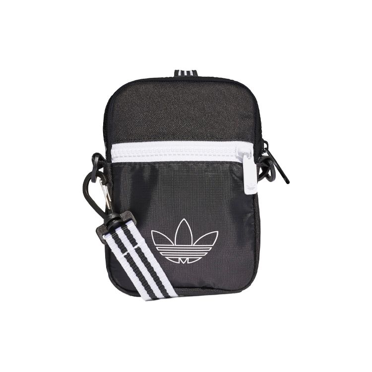 Adidas Originals Trefoil Sport Polyester Festival Crossbody Bag Unisex bags Black FM1352 Black