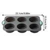 Silicone Muffin Pan Non-stick Baking Tray Muffin Pan For Oven Home Picnic Camping Egg Sandwich Cheesecake Kitchen Cooking
