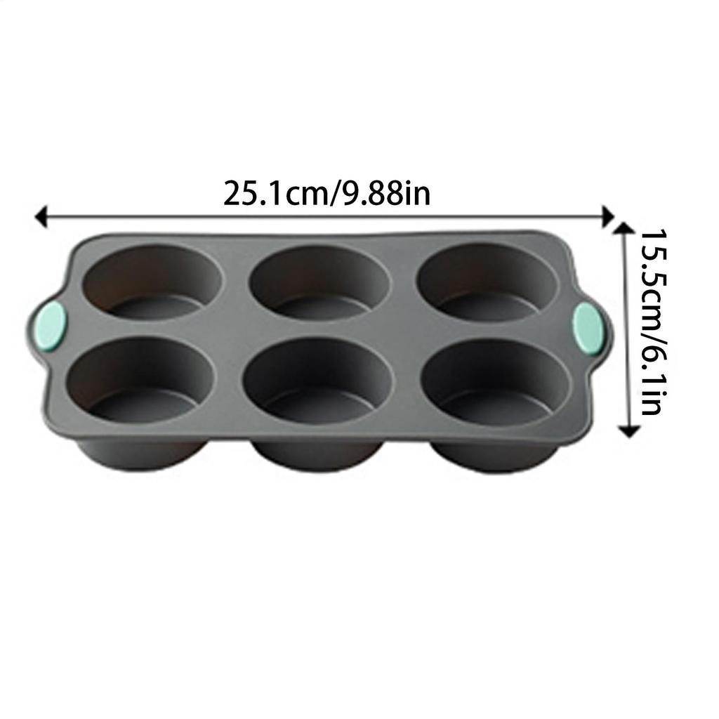 Silicone Muffin Pan Non-stick Baking Tray Muffin Pan For Oven Home Picnic Camping Egg Sandwich Cheesecake Kitchen Cooking