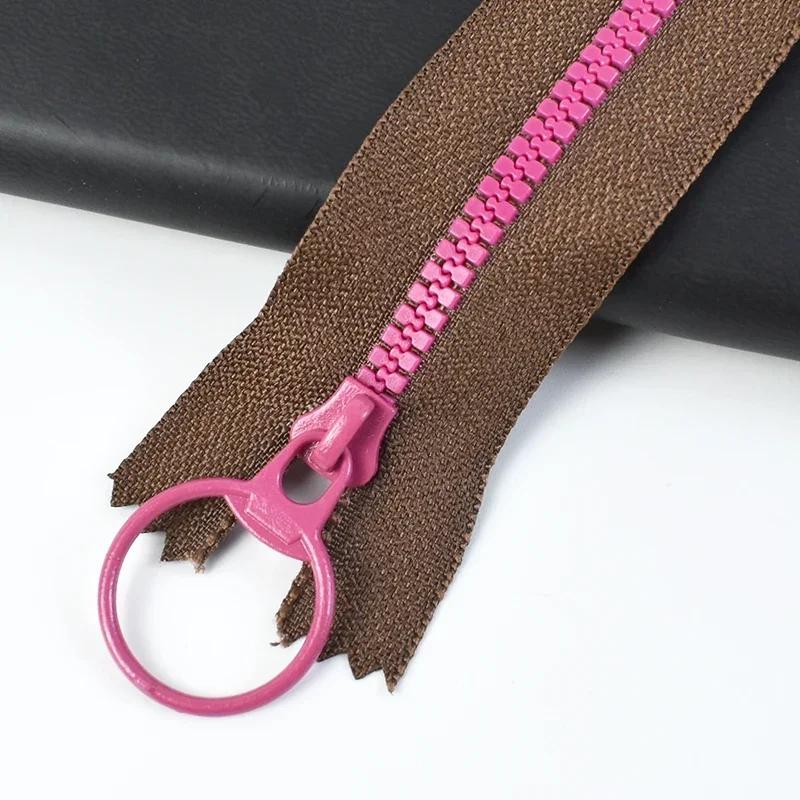5/10Pcs Meetee 15-40cm 3# Close-end Resin Zippers Decorative Zips for Bag Pocket Zip Repair Kit DIY Garment Sewing Accessories