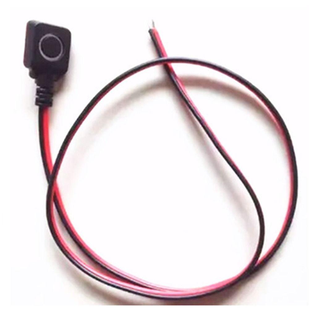 0.5M Pre-Wired Cable Momentary Push Button Switch Car Alarm Button DIY Flashlight