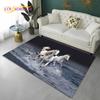 3D Pentium Gallant Horse Steed Animal Carpet Rug for Home Living Room Bedroom Sofa Doormat Decor,kid Area Rug Non-slip Floor Mat