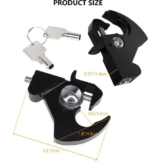 Quick Release Rotary Lock Kit Motor Parts Detachable Mounting Kit Rear Backrest Sissy Bar For Harley Touring Softail Sportster