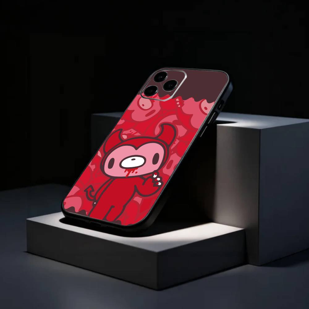 CUTE G-GloomyS Cartoon B-Bear   Phone Case Silicone Soft For IPhone 17 16 15 14 13 12 11 X XR Plus Pro Max Plus