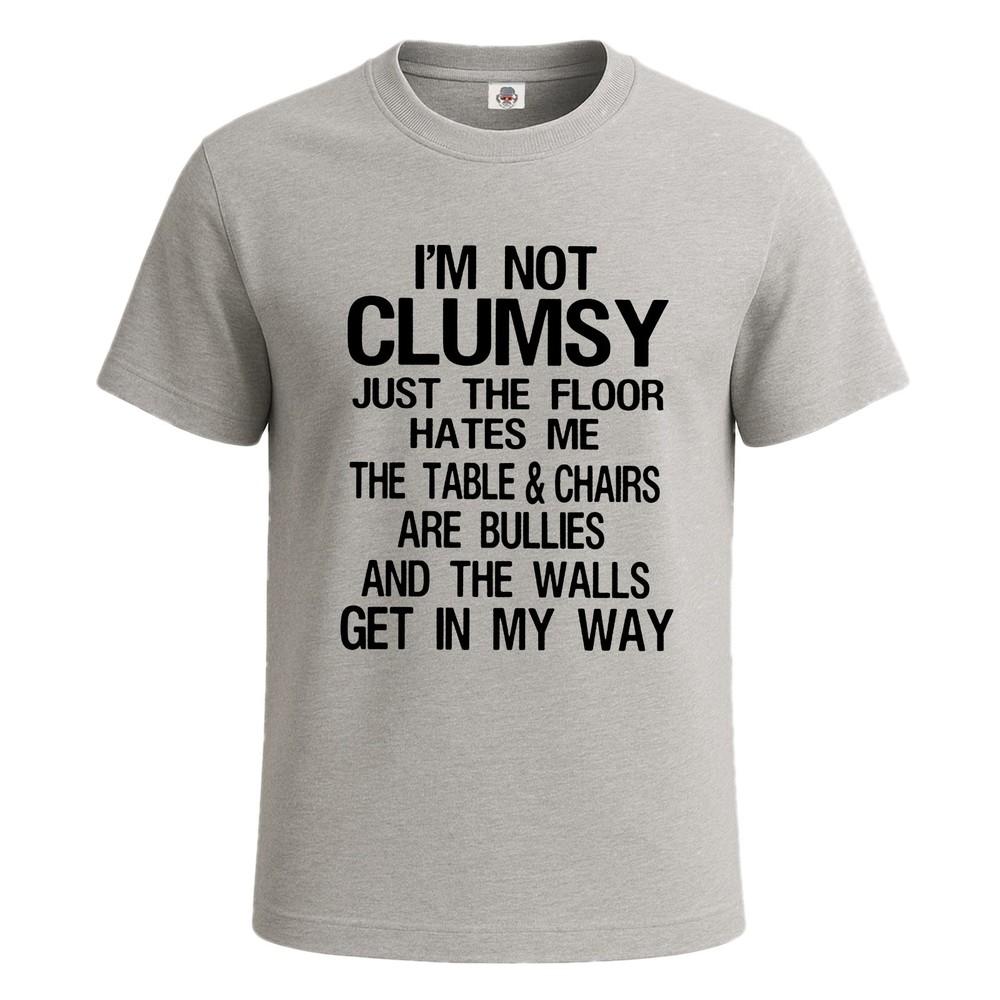 I am not clumsy its just the mens tshirt funny novelty party gift tee top 2XL