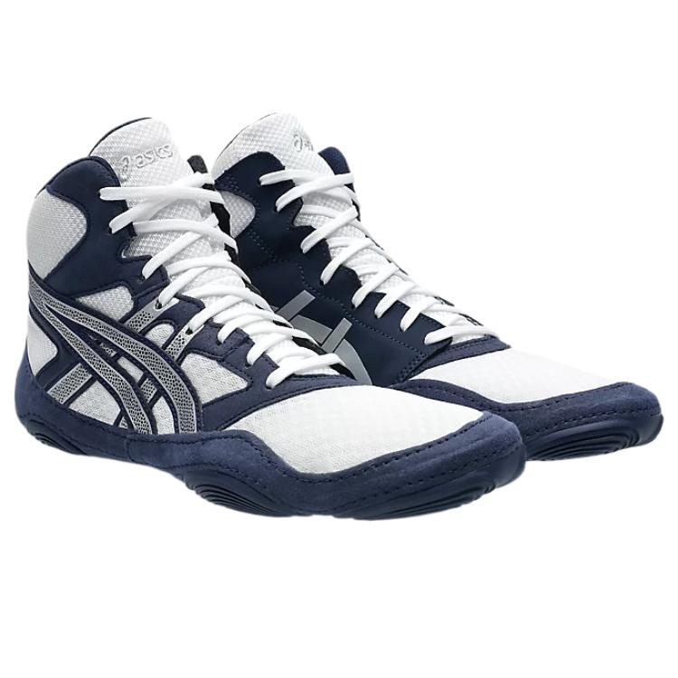 Nové tréninkové boty Asics Snapdown 4 Coverage se středně vysokým svrškem Pánské Modré Bílé 1081A058-401