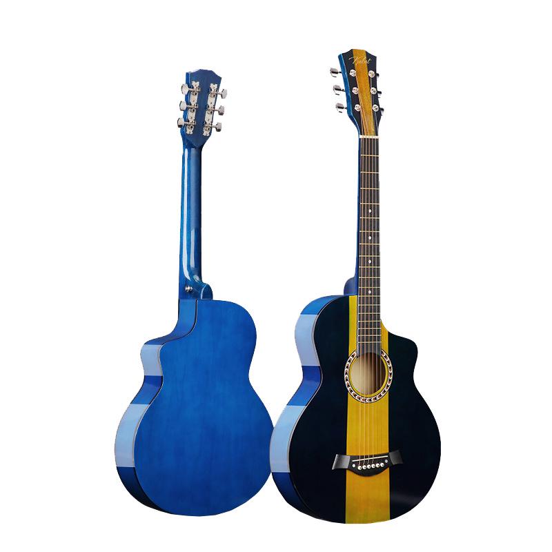 38-Inch Gradient Acoustic Wooden Guitar for Beginners