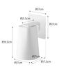 Yamazaki Film Hook Magnet Tumbler White Tower Floating Storage W7 D7.5 H12.5cm Easy Mount 5487