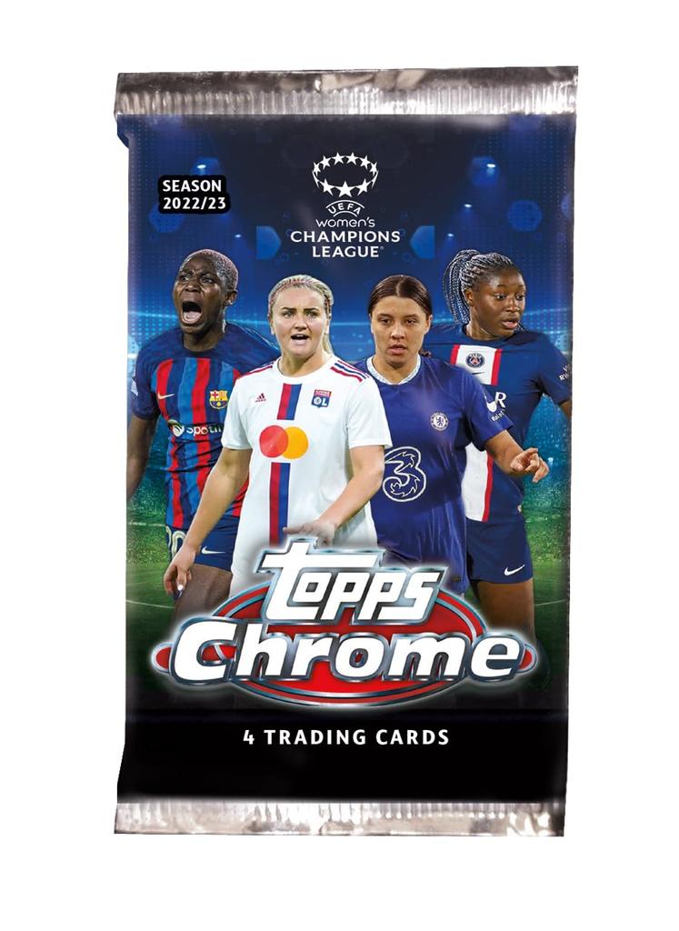 2023 Topps UEFA Women's Chrome - Value Box UWCL Women's Champions League Chrome