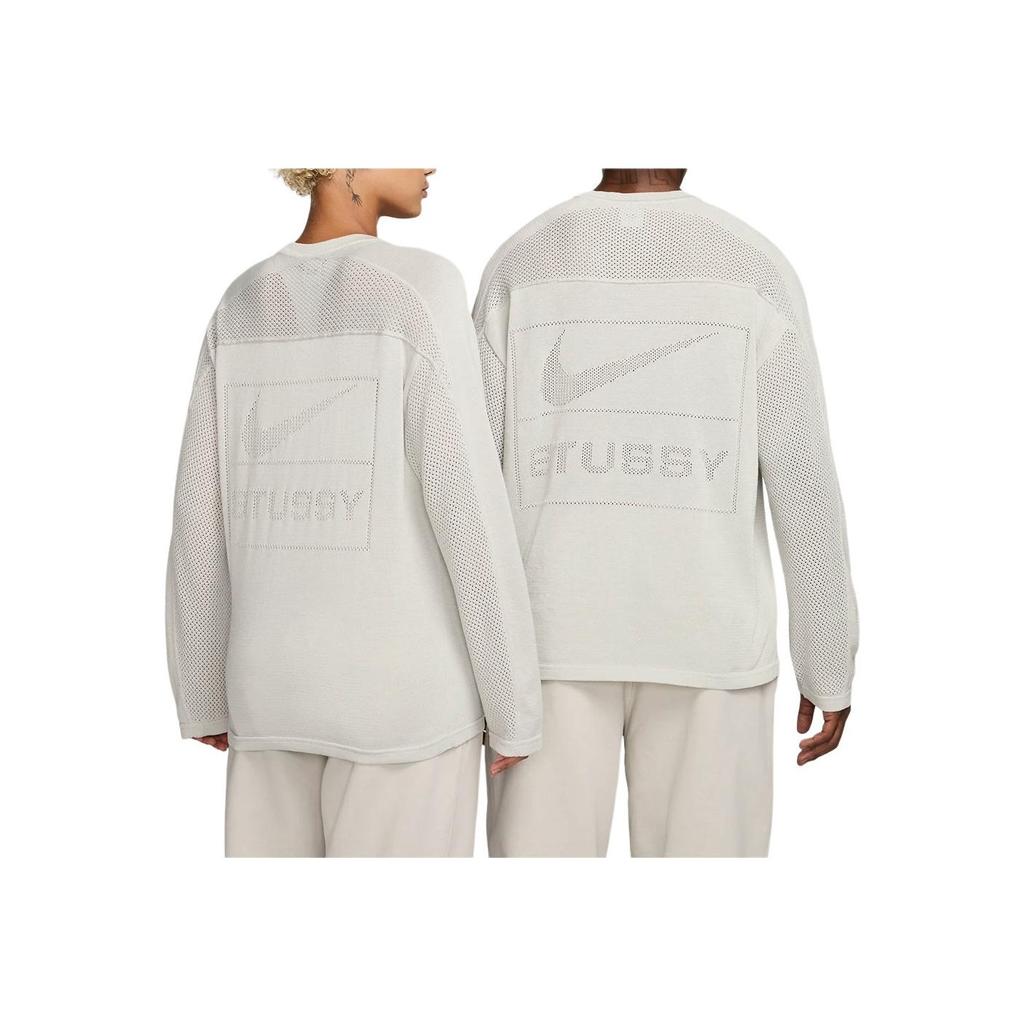 Stussy x Nike L/S Jersey (Asia Sizing) Light Bone Unisex Streetwear HF3899-072