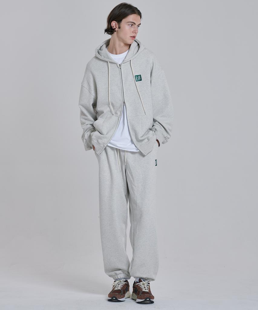 RAW LAB Box Logo Sweatpants (Oatmeal)