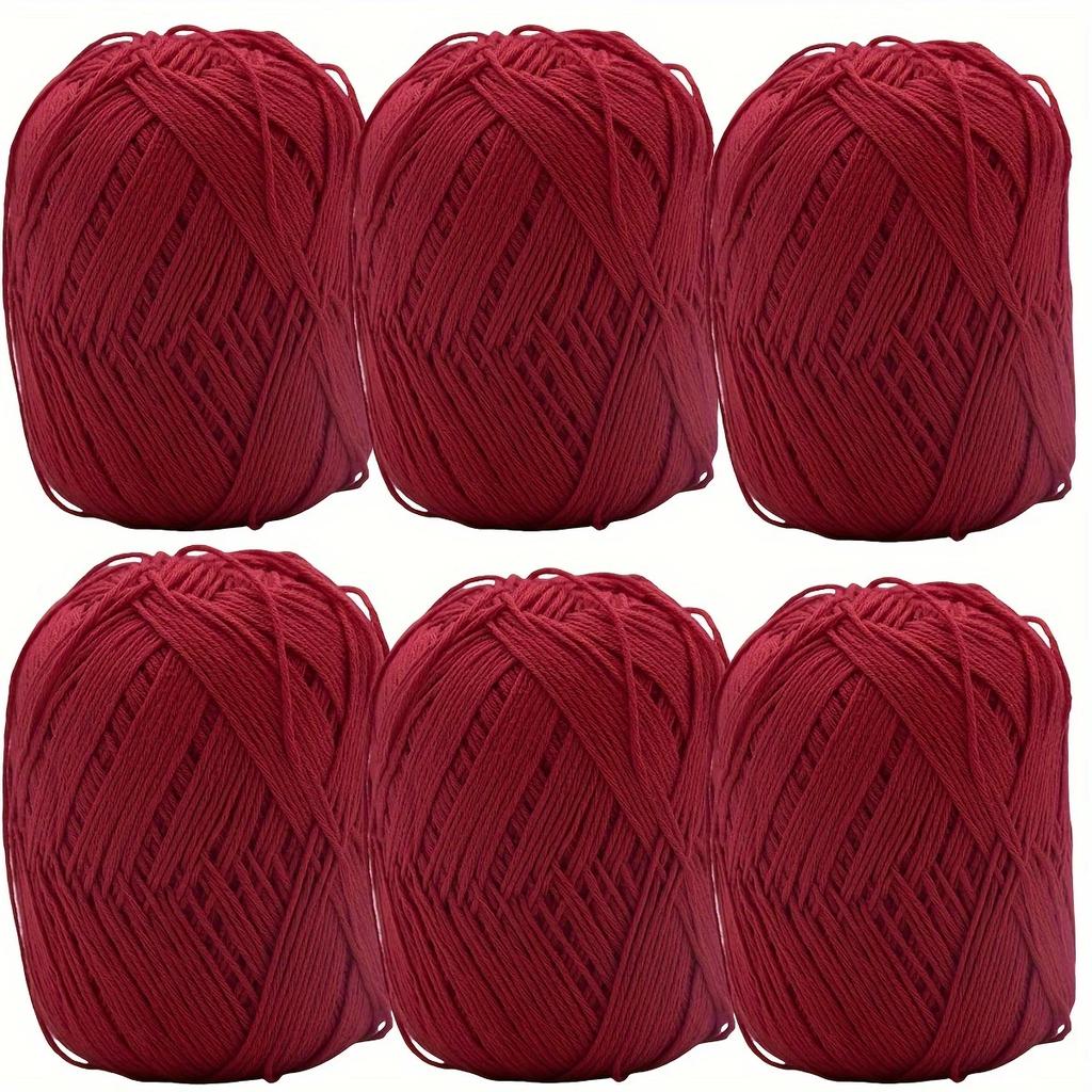 100% Cotton Yarn for Crocheting and Knitting, Medium-Weight DIY Craft Yarn for Sweaters,Scarves,Hats,Gloves - 50g/170m Per Skein