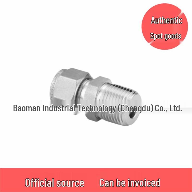 Swagelok Stainless Steel 10mm Ferrule Tube Fitting with 1/8" Male Thread