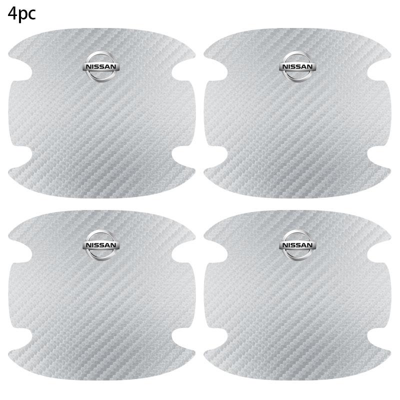4 Stück Neuer Auto-Türaufkleber Carbonfaser-Styling Kratzerabdeckung für Nissan Qashqai X J10 J11 Trail Tiida Juke Teana Pulsar Altima