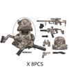 Figurine de acțiune cu mini cărămizi Forțele Speciale Navy Seals Soldați Moderni KSK SSO Blocuri de Construcție Jucării pentru Copii WM6147