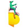 Creative Toilet Paper Holder Funny Frog Riding Unicycle Paper Personalized Wall Mounted Rack Toilet Storage Bracket W7D7