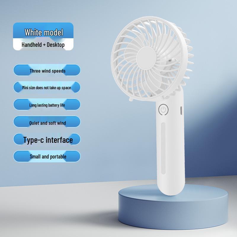 Mini USB Folding Handheld Fan - Portable for Outdoor & Office Use