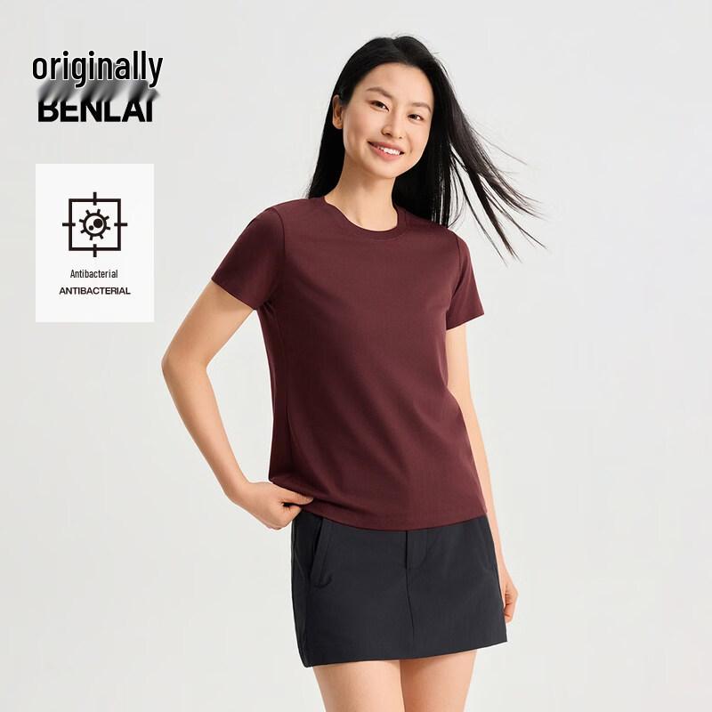 

BENLAI Women s Anti-bacterial Round Neck Short Sleeve T-Shirt XL