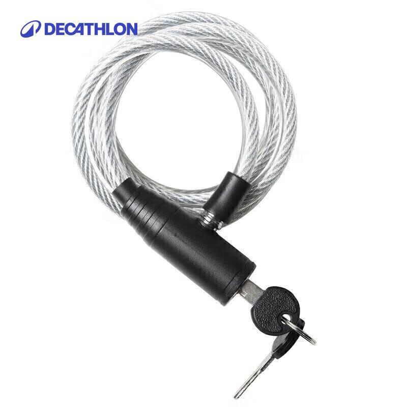 Decathlon Mountain Bike Anti-Theft Cable Lock One Size