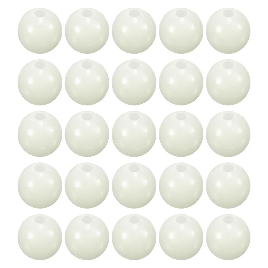 M METERXITY 200pcs Glow Fish Beads - Plastic Luminous Round