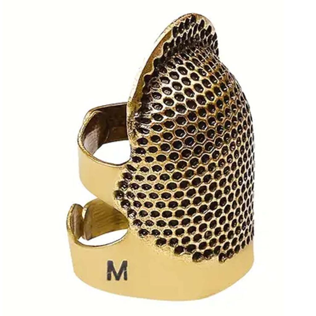 Adjustable Metal Thimble for Hand Sewing, Antique Bronze Finger Protector Ring - Embroidery Craft DIY Accessories