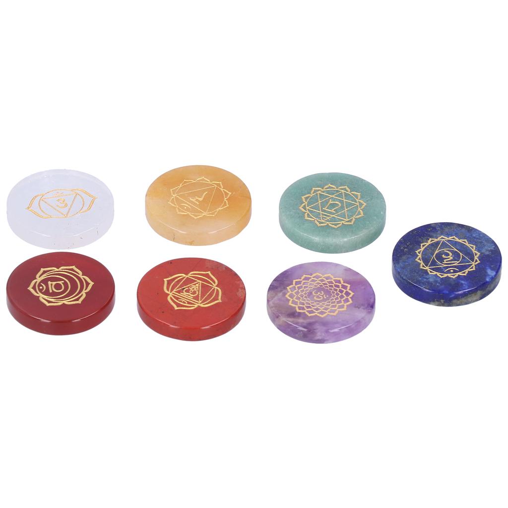 7 Chakra MultiStone Pyramid Colorful Stone Natural Gemstones Decoration Ornaments