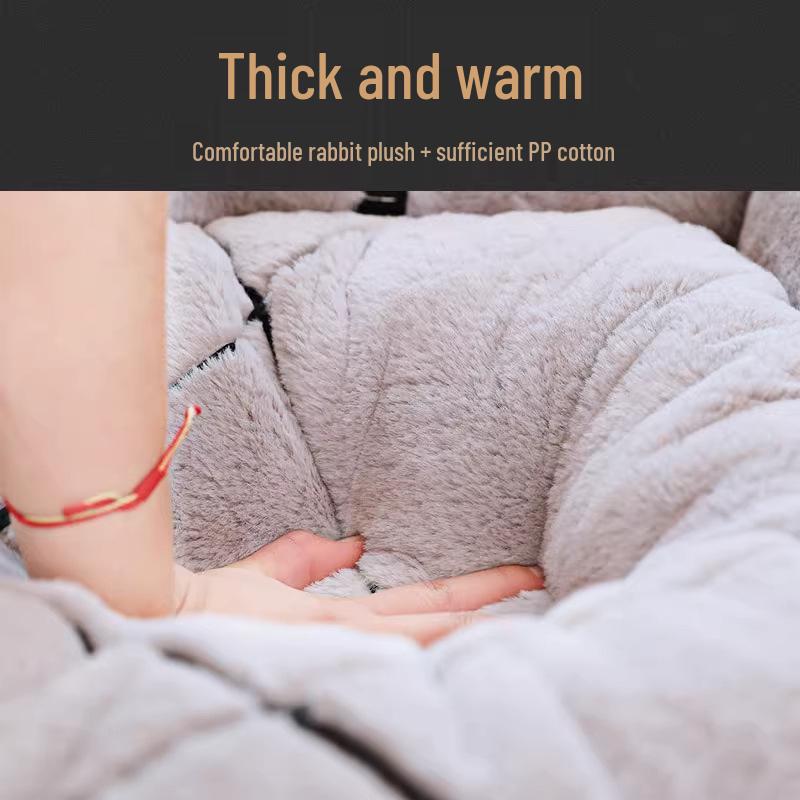 Winter Warm Corgi Dog Bed: Removable & Washable Pet Sofa for Small/Medium Dogs