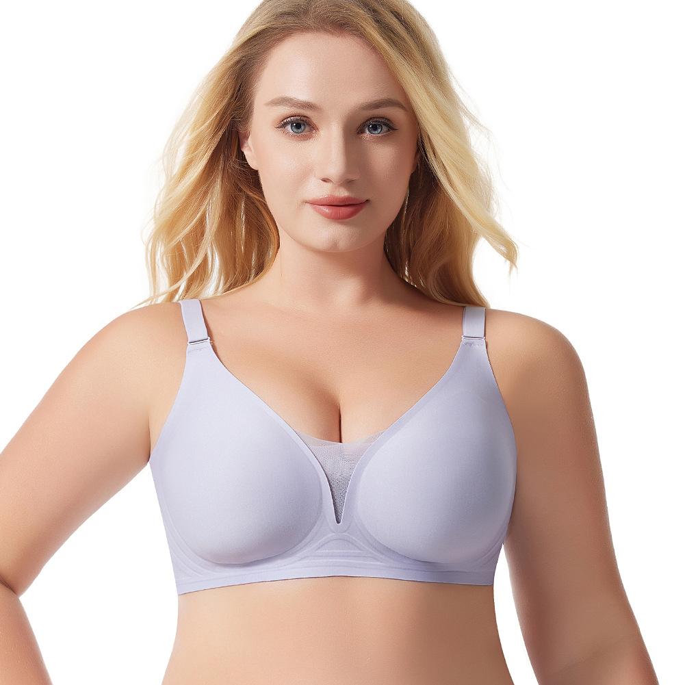 Women's Underwear Cross-Stitch Mesh Satin Finish Push-Up Full Cup Regular Bra