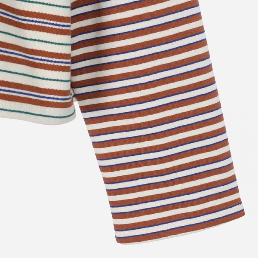 Thursday Island Stripe Crop Sweatshirt T262mst906w