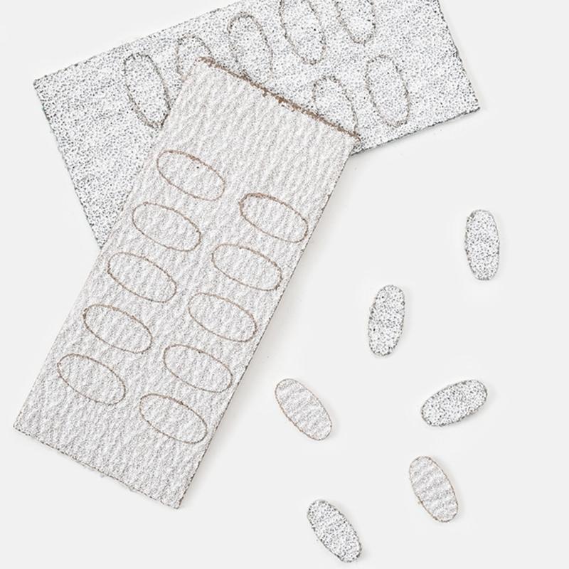 Nail Sanding Tablet Mini Nail File with Adhesive Disposable Nails Accessories Cuticle Pusher Sandpaper Manicure Tools