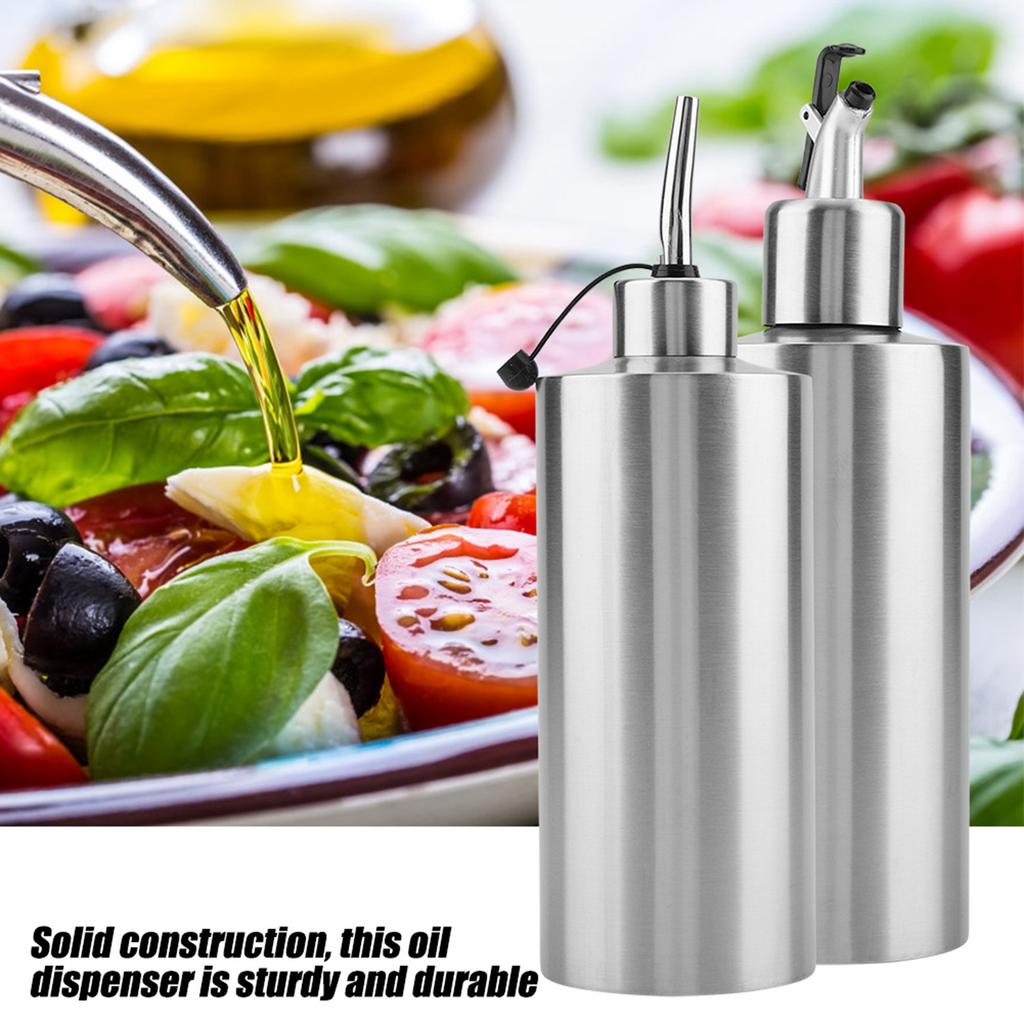 Ölflasche Kochen Würzen Saucenspender Edelstahl Aufbewahrungsflaschen Für Öl Essig Kreatives Öl Gießen Küchenwerkzeug