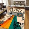 Japanese Style Retro Camera Game Controller Vinyl RecordLarge Carpet Printed Wall Game Room Home Carpet Decoration