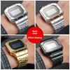 For Casio DW5600 GW-B5600 3229 small square series Modification Stainless Steel Metal Case watchband Rubber Strap men Bracelet
