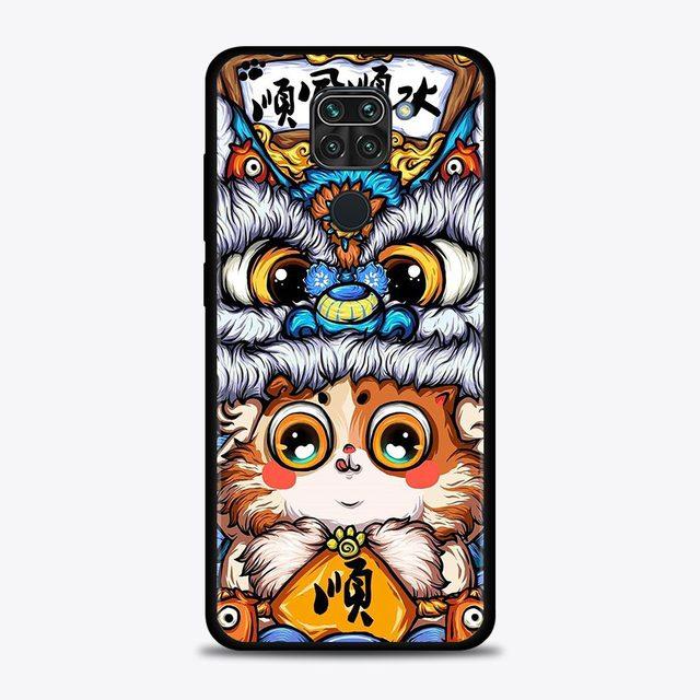 Case For Xiaomi Redmi Note 11 10 9 8 7 Pro Max 9t 8t 9s Cover For Redmi 10 9 8 9c 9a 8a 7a Funny Animal Panda Tiger Art
