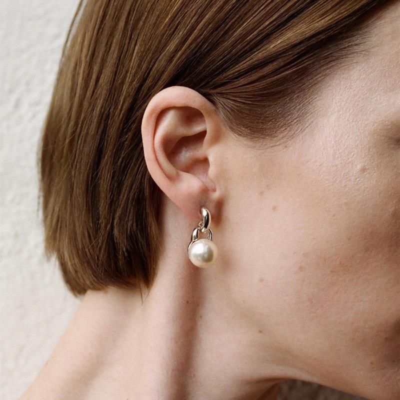 

Серьги-подвески с жемчугом Sophie Buhai Универсальные Элегантные Из смешанных материалов Корейский стиль Женские украшения Модные аксессуары