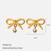 Minimalist Gold 316L Stainless Steel Earrings For Women Luxury Premium Tarnish Free Titanium Steel Stud Earrings Minimalist Ear Jewelry